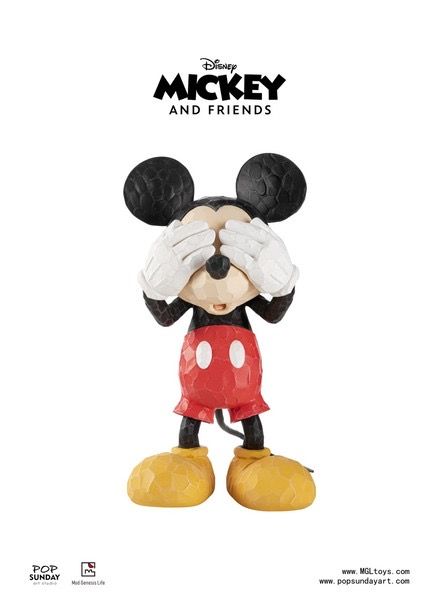 圖片 MGL Toys迪士尼木雕家遮臉米奇