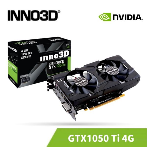 圖片 INNO3D 映眾 Geforce GTX 1050TI 4GB GDDR5 TWIN X2 V2 顯示卡