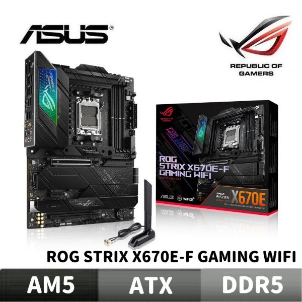 圖片 ASUS 華碩 ROG STRIX X670E-F GAMING WIFI 主機板