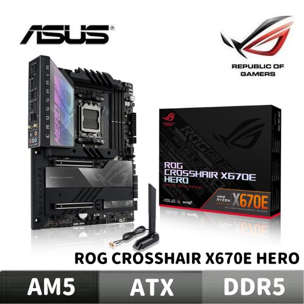 圖片 ASUS 華碩 ROG CROSSHAIR X670E HERO 主機板