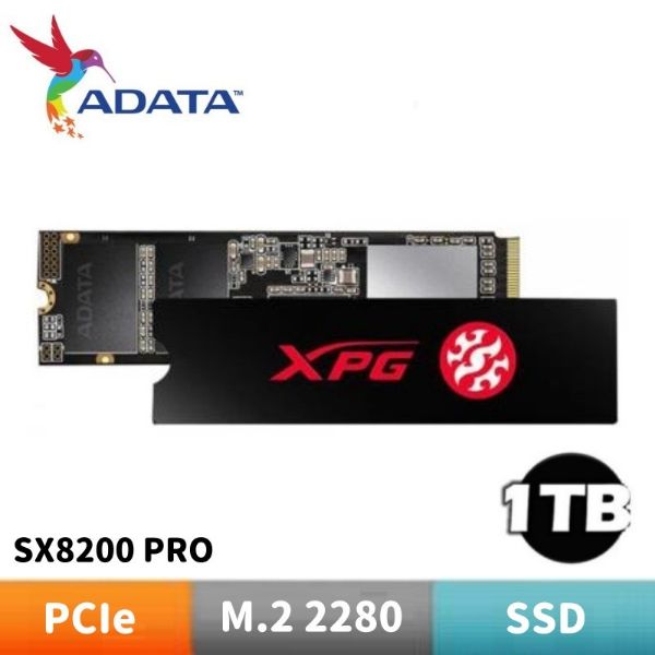 圖片 ADATA 威剛 XPG SX8200Pro 1TB M.2 2280 PCIe SSD固態硬碟