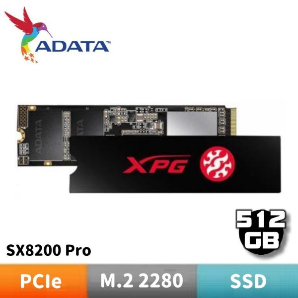 圖片 ADATA 威剛 XPG SX8200Pro 512G M.2 2280 PCIe SSD固態硬碟
