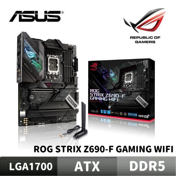 圖片 ASUS 華碩 ROG STRIX Z690-F GAMING WIFI 主機板