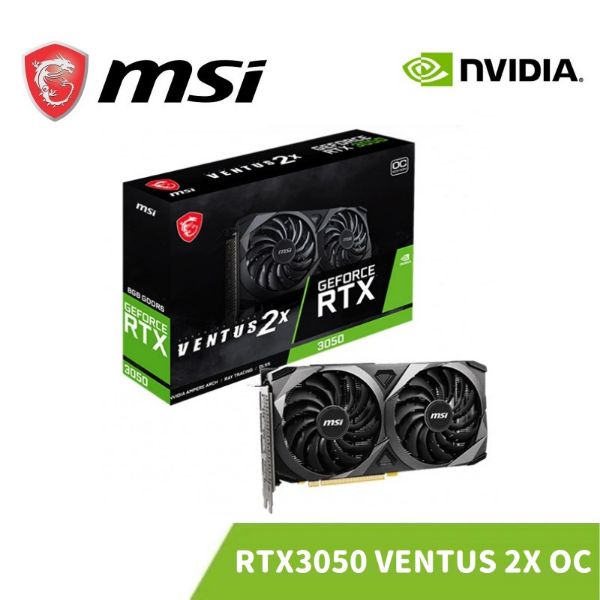 圖片 MSI 微星 GeForce RTX 3050 VENTUS 2X 8G OC 顯示卡