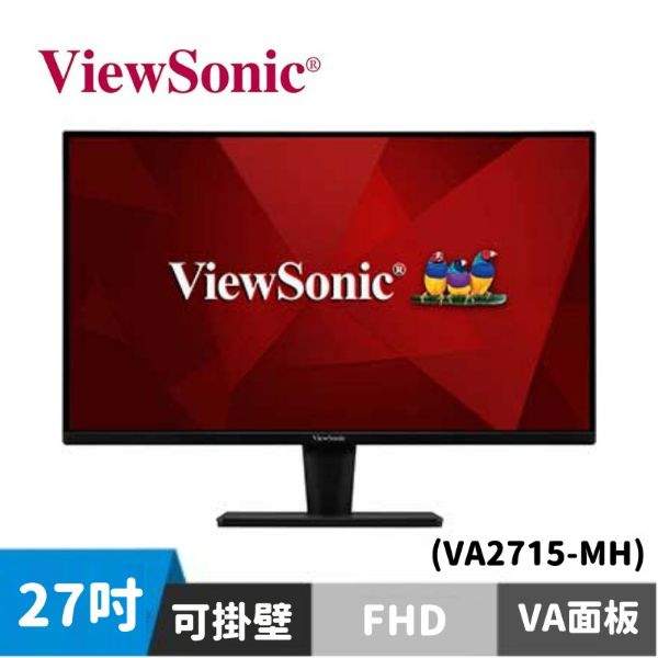 圖片 ViewSonic VA2715-MH 窄邊框螢幕 (27型/FHD/HDMI/喇叭/VA)