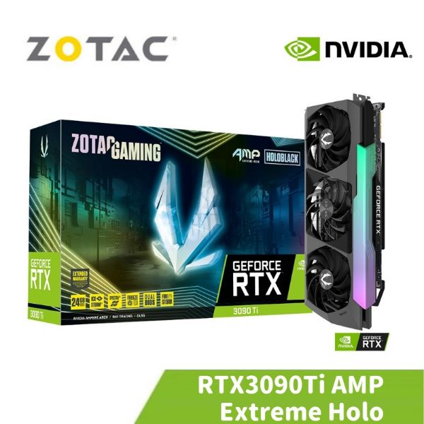 圖片 ZOTAC 索泰 GAMING GeForce RTX 3090 Ti AMP Extreme Holo 顯示卡