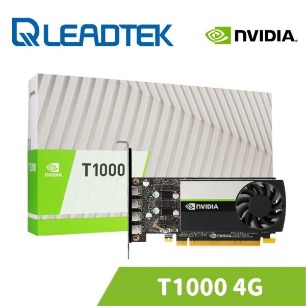 圖片 LEADTEK 麗臺 NVIDIA T1000 4GB GDDR6 128bit 工作站繪圖卡