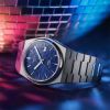 圖片 原廠代理店TISSOT PRX POWERMATIC 80 廣告款機械錶 T1374071104100藍面