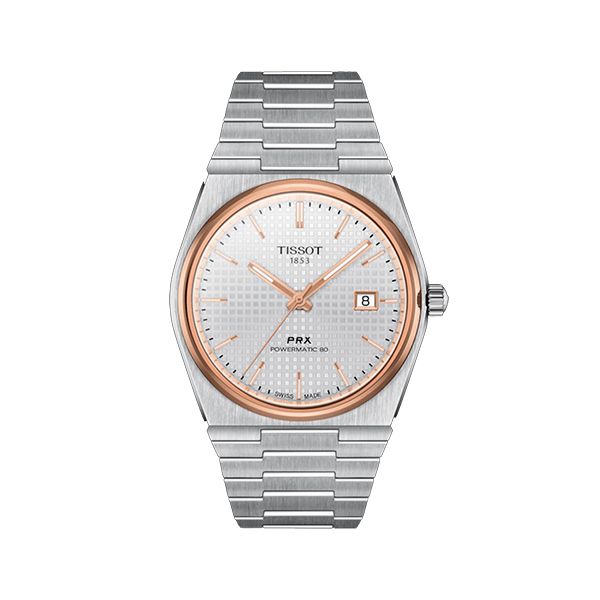 圖片 原廠代理店TISSOT PRX POWERMATIC 80 廣告款機械錶 T137.407.21.031.00 白面