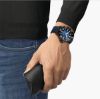 圖片 原廠代理店TISSOT 瑞士天梭表海星2000潛水錶   T120.607.37.041.00  黑殼藍底膠帶