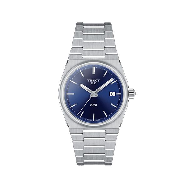 圖片 原廠代理店TISSOT PRX 70年代復刻石英女錶  T137.210.11.041.00 深藍面