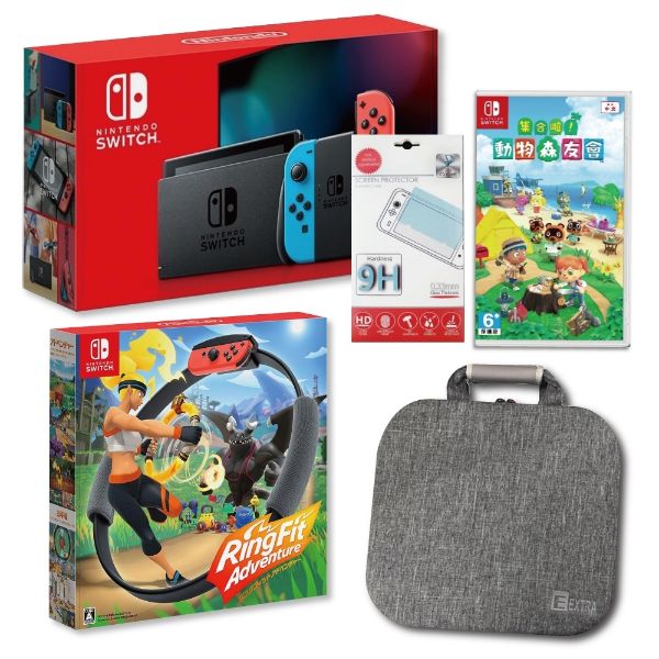 圖片 Switch 紅藍主機健身環組