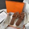 圖片 Hermès Oran系列 經典H LOGO平底涼鞋/拖鞋