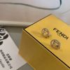 圖片 FENDI F LOGO圈圈水晶耳環