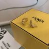 圖片 FENDI F LOGO圈圈水晶耳環