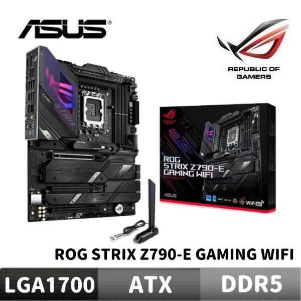 圖片 ASUS 華碩 ROG STRIX Z790-E GAMING WIFI 主機板
