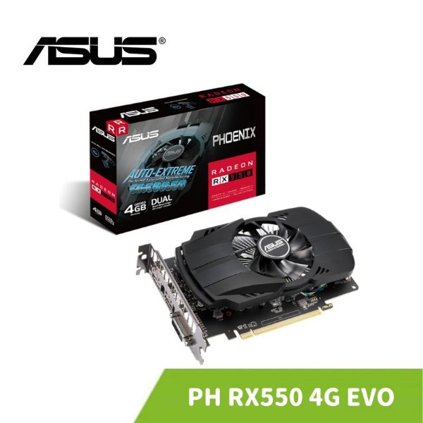 圖片 ASUS 華碩 PH RX 550 4G EVO 顯示卡