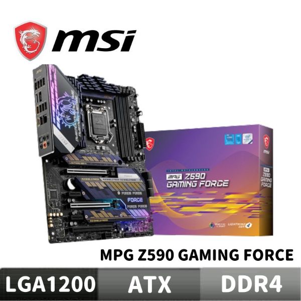 圖片 MSI 微星 MPG Z590 GAMING FORCE 主機版