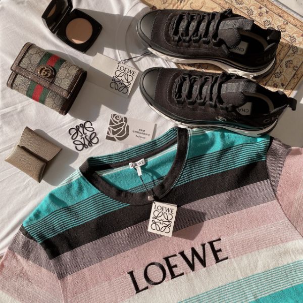 圖片 LOEWE 條紋 T-Shirt