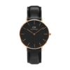 圖片 Daniel Wellington DW00100139 36mm 黑色真皮皮革錶 DW錶