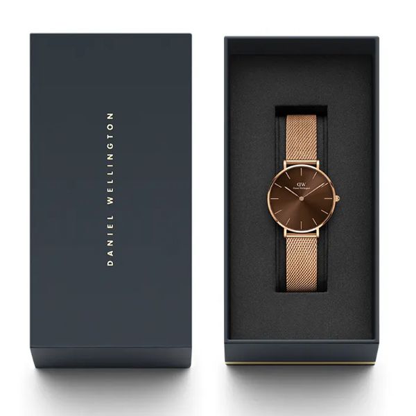 圖片 Daniel Wellington DW00100477 32mm PETITE AMBER 腕錶 DW