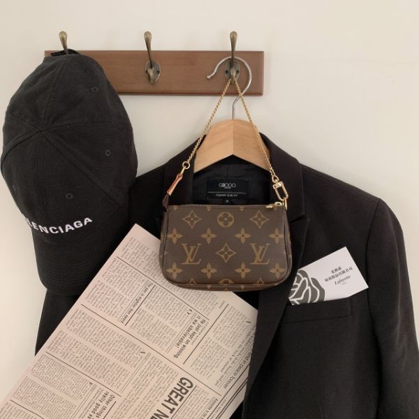 圖片 LOUIS VUITTON N58009 老花小鍊包