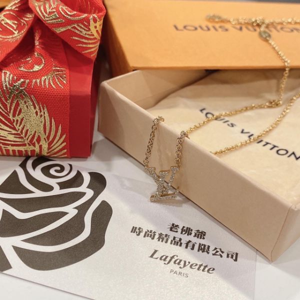 圖片 LOUIS VUITTON M00596 ICONIC系列水晶萊茵石墜飾項鍊