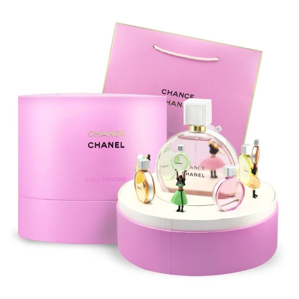 圖片 CHANEL 香奈兒 粉紅甜蜜香氛跳舞音樂盒