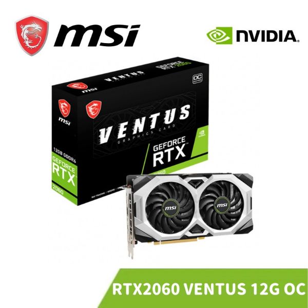 圖片 MSI 微星 RTX 2060 VENTUS 12G OC 顯示卡
