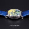 圖片 梵谷 Van Gogh Swiss Watch LADY 10 鳶尾花 經典名畫女錶 油畫錶 生日禮物