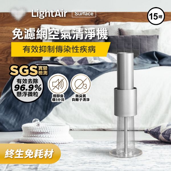 圖片 瑞典 LightAir IonFlow 50 Surface PM2.5 精品空氣清淨機 SURFACE NEW