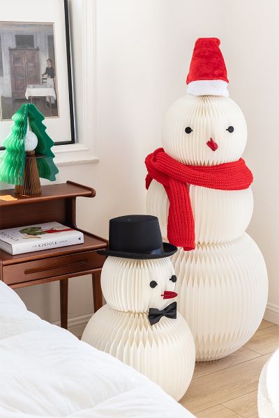 圖片 聖誕風琴雪人｜十八紙