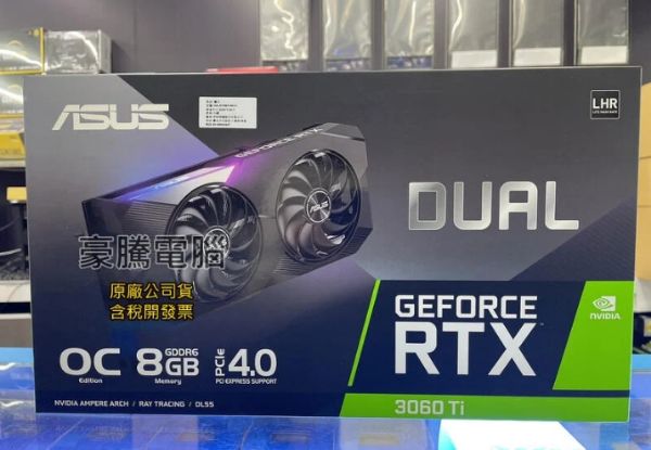 圖片 華碩 DUAL-RTX3060TI-O8G-V2 顯示卡