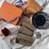 圖片 Hermès Roulis Slim Wallet 大象灰銀釦