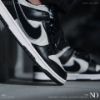 圖片  NICEDAY 代購 Nike Dunk Low Chenille Swoosh Black Grey 黑灰 絨毛Logo DQ7683 001
