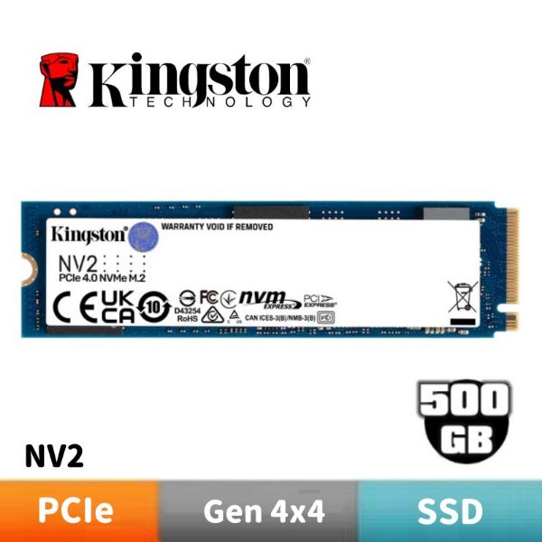圖片 Kingston 金士頓 NV2 500GB Gen4 PCIe SSD 固態硬碟