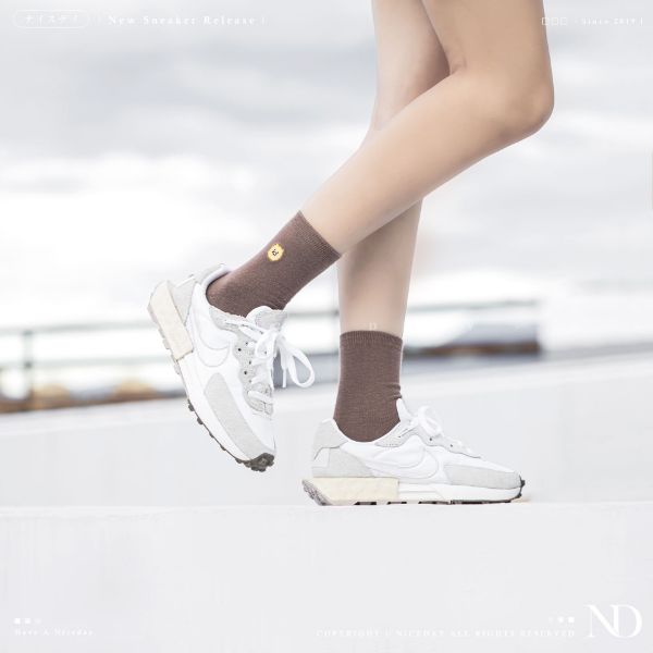 圖片 NICEDAY 現貨 Nike Fontanka Waffle 鬆糕鞋 白 米白 DC3579 100