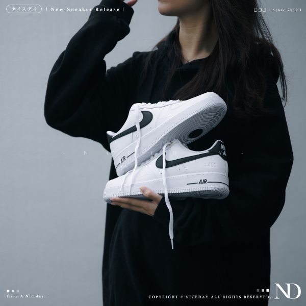 圖片 NICEDAY 現貨 Nike Air Force 1 黑勾 金釦 40週年 男女 DQ7658 100