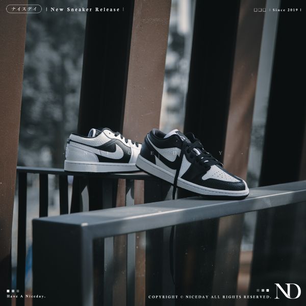 圖片  NICEDAY 現貨 Nike Air Jordan 1 Low 陰陽 黑白 DR0502 101