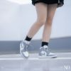 圖片 NICEDAY 現貨 Nike Air Jordan 1 Mid Grey Sail 灰白 女款 BQ6472 115