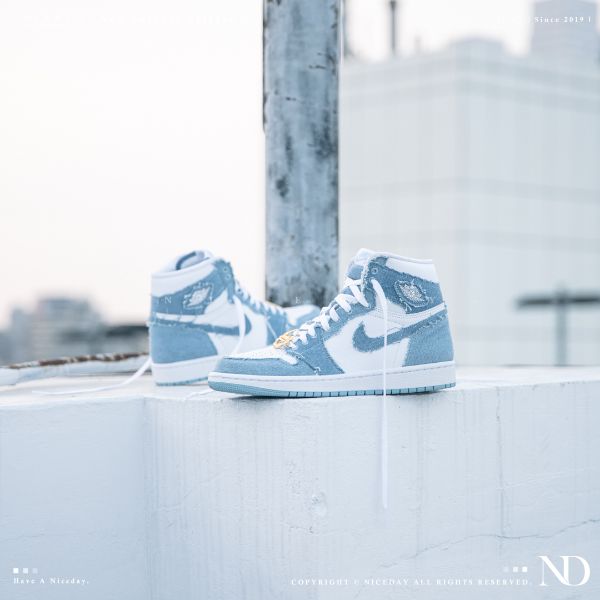 圖片 NICEDAY  現貨 Nike Jordan 1 High OG Denim 藍白色 水洗 丹寧  籃球鞋 男女 DM9036 104