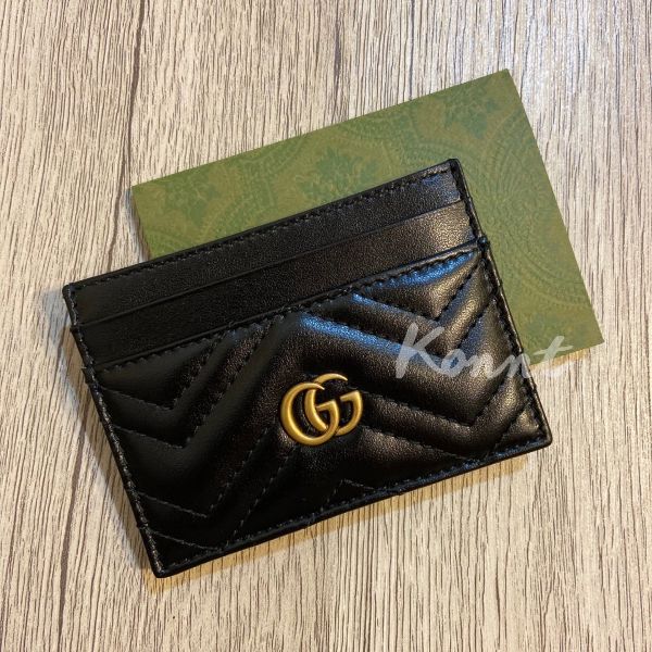 圖片 GUCCI 黑金馬夢卡包