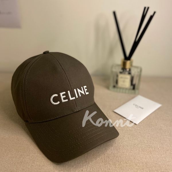 圖片 CELINE 軍綠卡其色 老帽