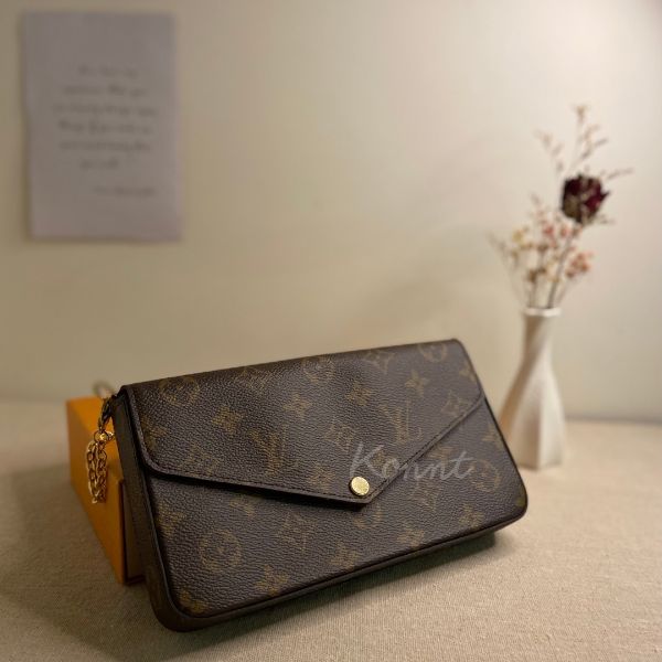 圖片 LOUIS VUITTON 經典老花三合一麻將包