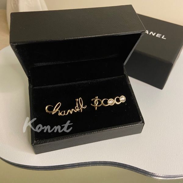 圖片 CHANEL 不對稱耳環