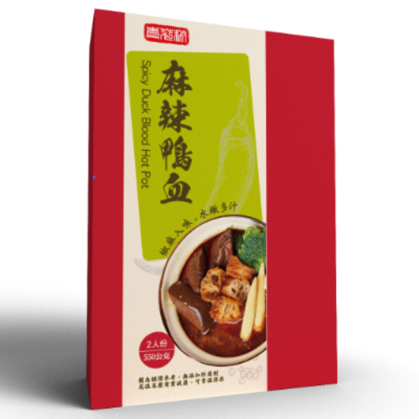 圖片 青花椒麻辣鴨血/箱/8盒（每盒2人份）