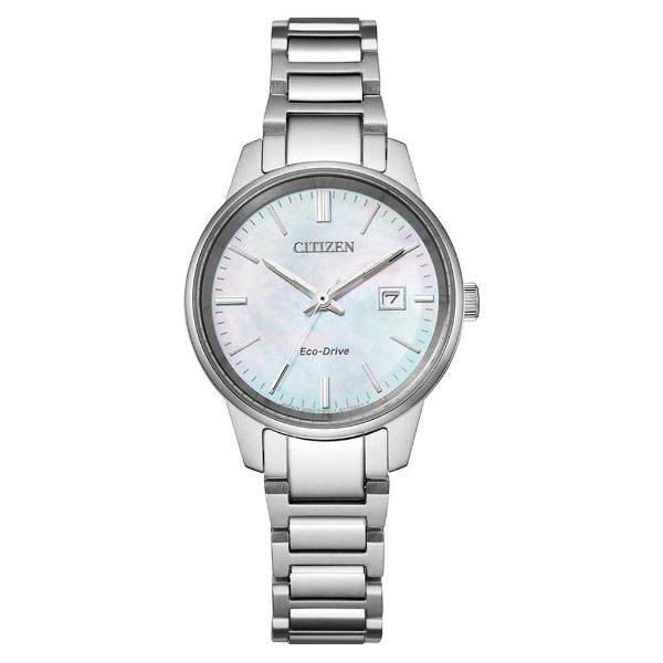圖片 CITIZEN 星辰 錶 EW2591-82D 時尚簡約光動能錶 女錶