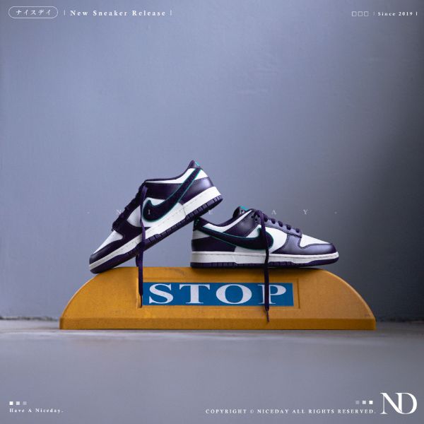 圖片 NICEDAY 現貨 Nike Dunk Low 羊毛氈 紫 灰 DQ7683 100