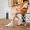 圖片 NICEDAY 代購 Nike Dunk Low GS 3D Swoosh 灰橘 女款 DR0171 100