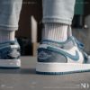 圖片 NICEDAY 現貨 Nike Air Jordan 1 Low 水洗 丹寧 DM8947 100